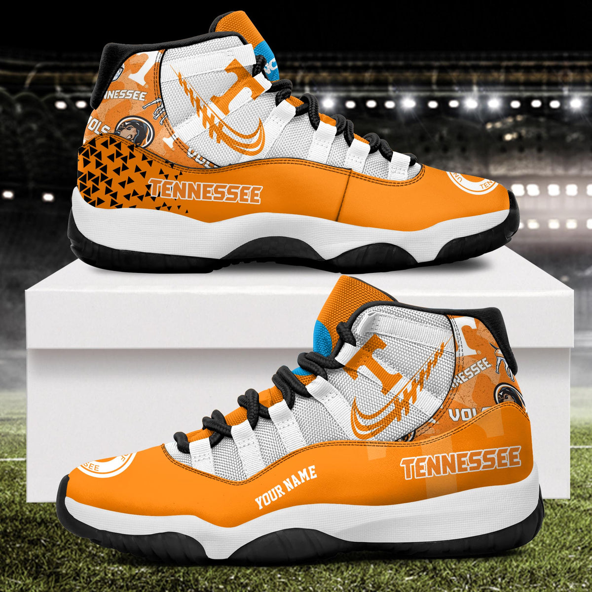 Footwearstorm Tennessee Volunteers AJ11 Sneakers Shoes For Men And Women 2309307