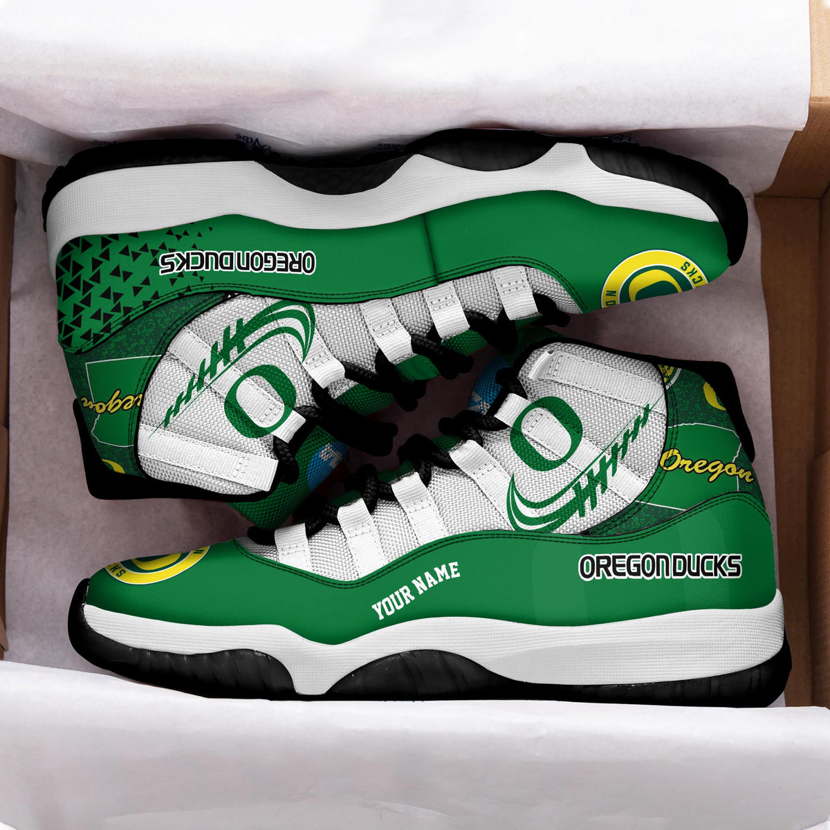 Footwearstorm Oregon Ducks AJ11 Sneakers Shoes For Men And Women 2309303