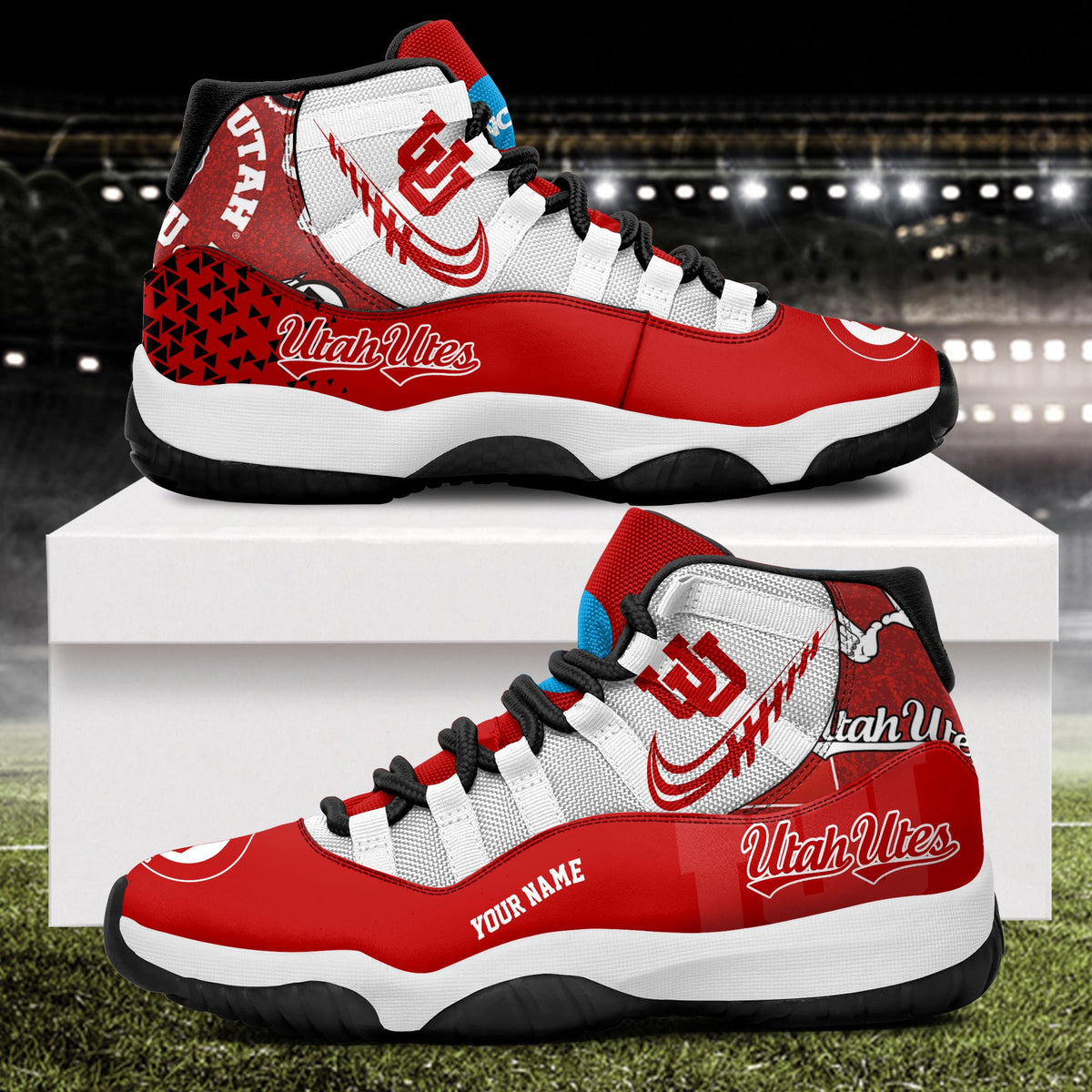Footwearstorm Utah Utes AJ11 Sneakers Shoes For Men And Women 2309302