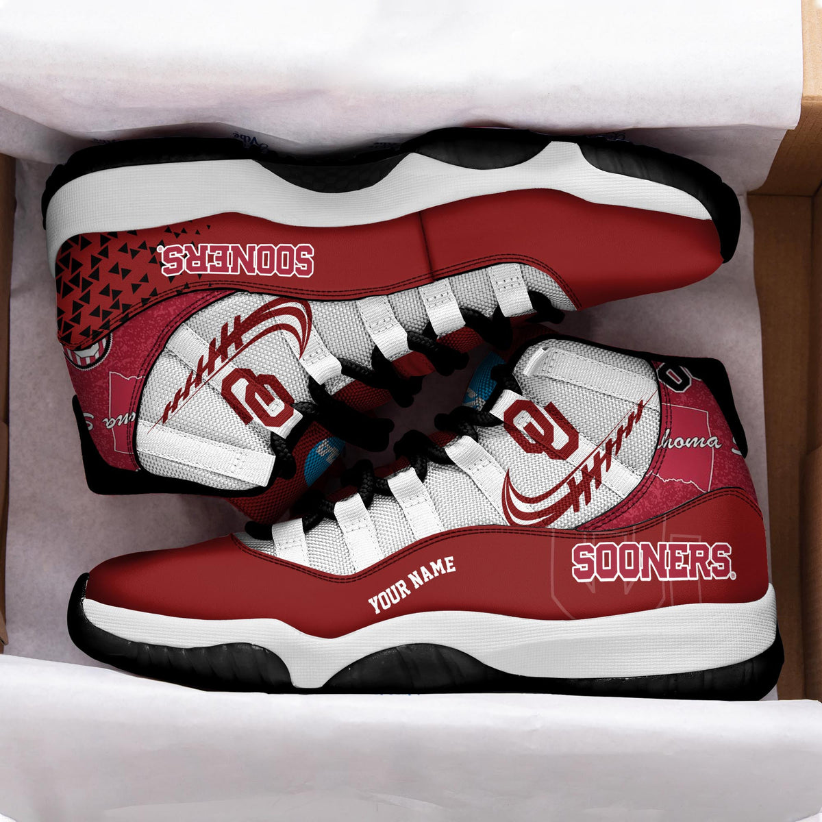 Footwearstorm Oklahoma Sooners AJ11 Sneakers Shoes For Men And Women 2309298