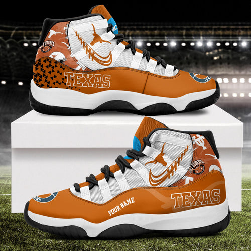 Footwearstorm Texas Longhorns AJ11 Sneakers Shoes For Men And Women 2309290