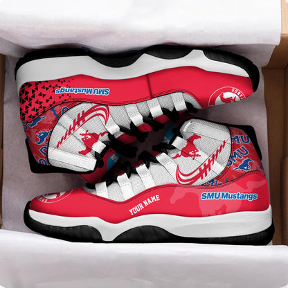 Footwearstorm SMU Mustangs AJ11 Sneakers Shoes For Men And Women 2309289