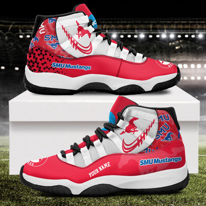 Footwearstorm SMU Mustangs AJ11 Sneakers Shoes For Men And Women 2309289