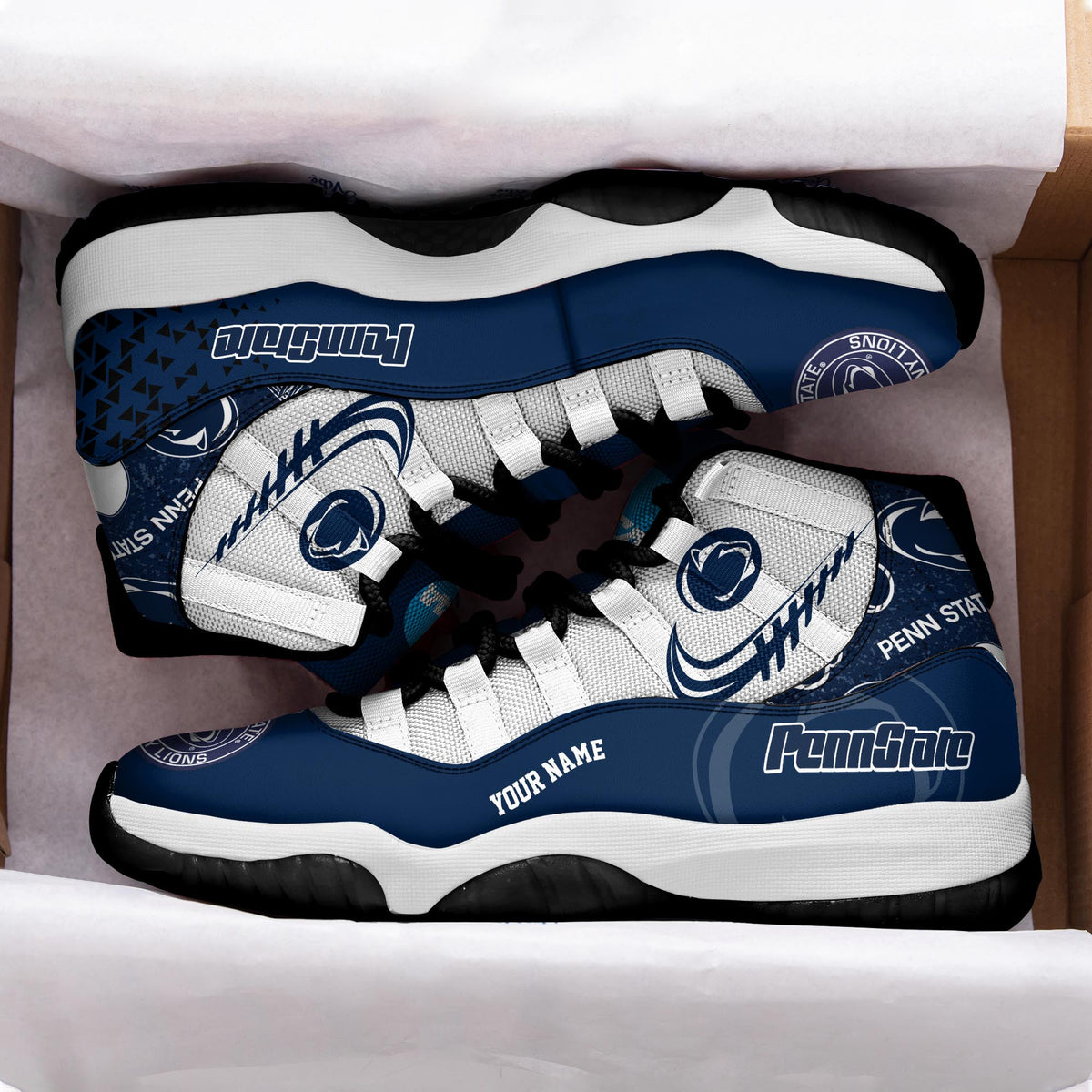 Footwearstorm Penn State Nittany Lions AJ11 Sneakers Shoes For Men And Women 2309287