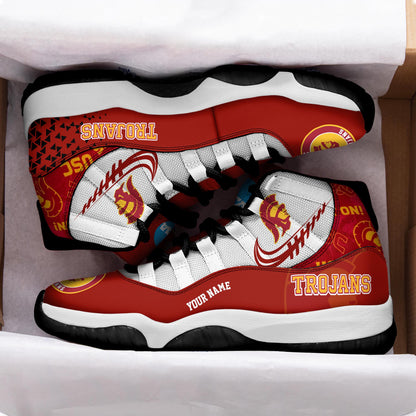 Footwearstorm USC Trojans AJ11 Sneakers Shoes For Men And Women 2309285