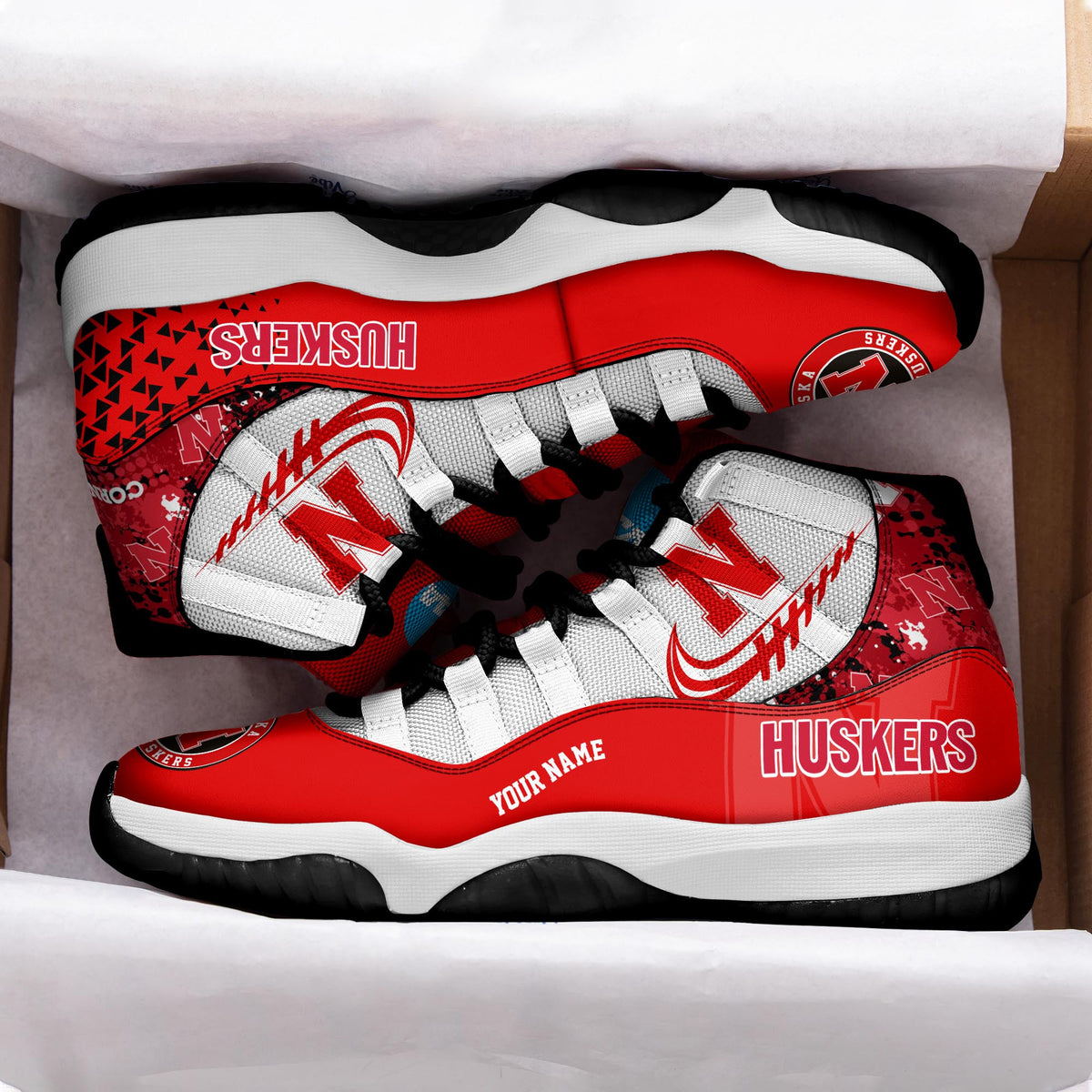 Footwearstorm Nebraska Cornhuskers AJ11 Sneakers Shoes For Men And Women 2309297