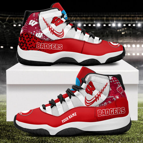 Footwearstorm Wisconsin Badgers AJ11 Sneakers Shoes For Men And Women 2309300