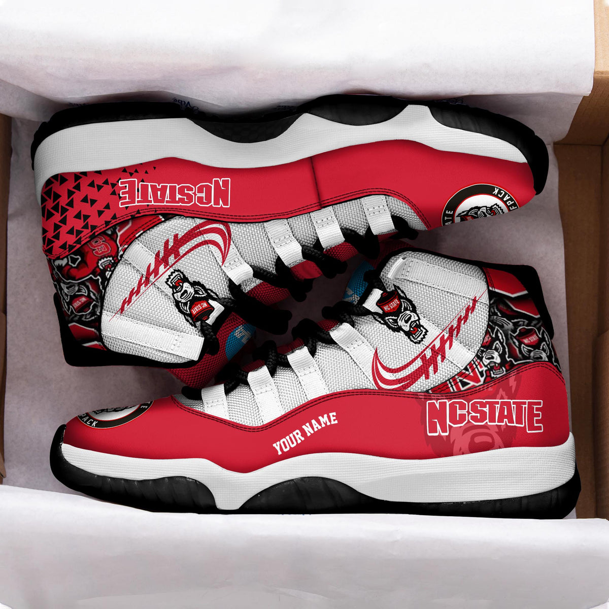 Footwearstorm NC State Wolfpack AJ11 Sneakers Shoes For Men And Women 2309295