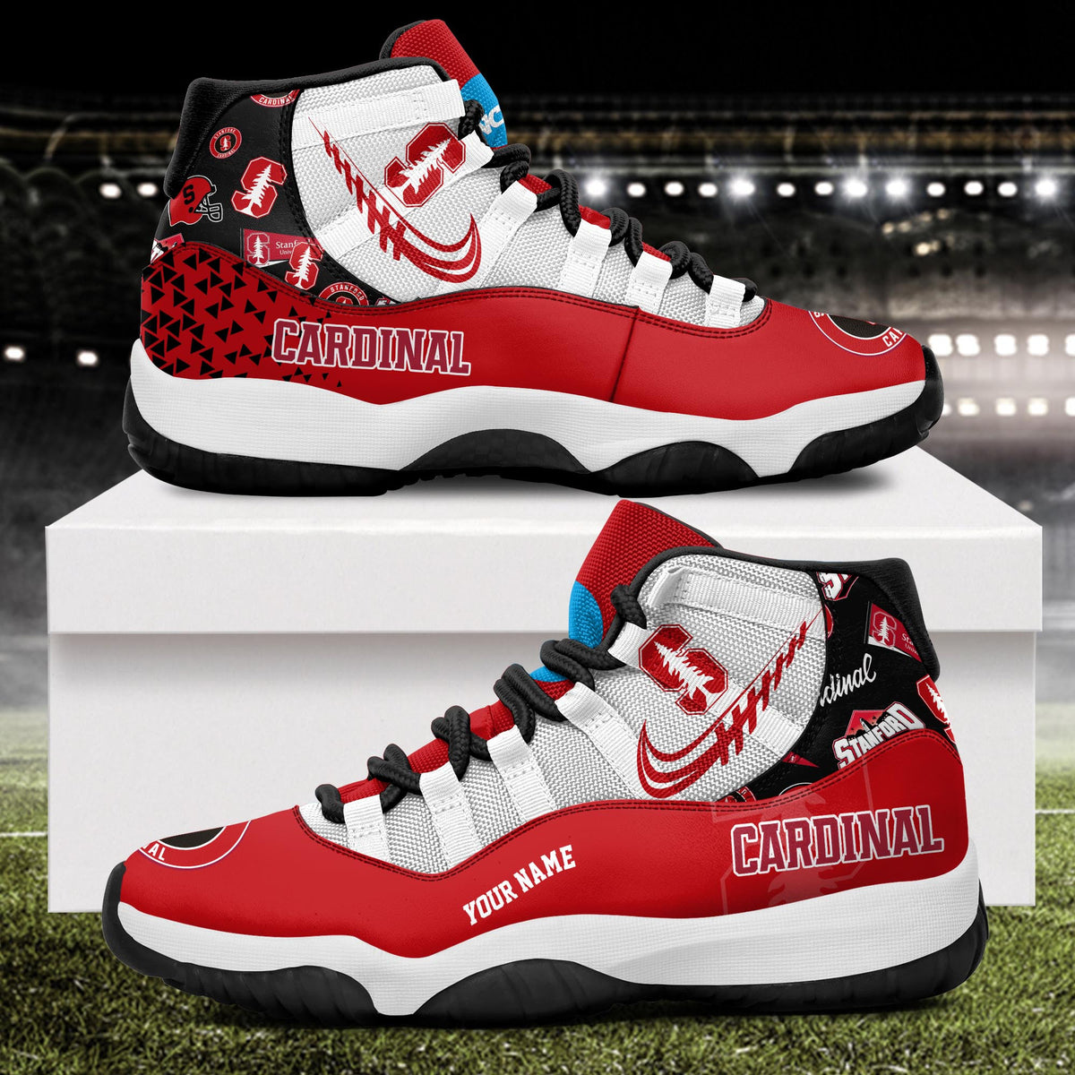 Footwearstorm Stanford Cardinal AJ11 Sneakers Shoes For Men And Women 2309293