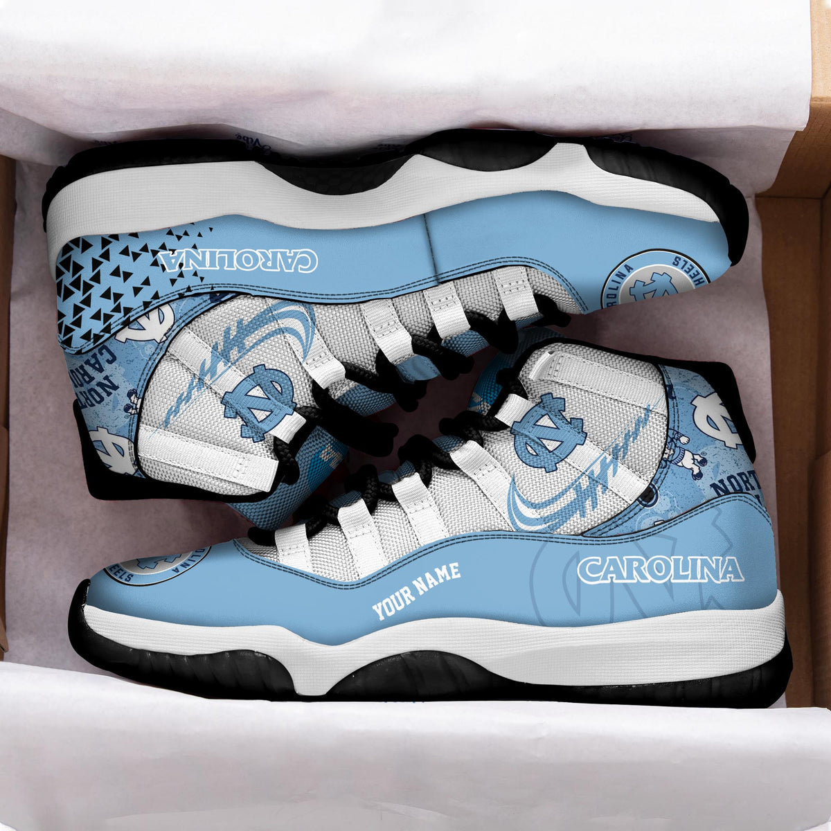 Footwearstorm North Carolina Tar Heels AJ11 Sneakers Shoes For Men And Women 2309296