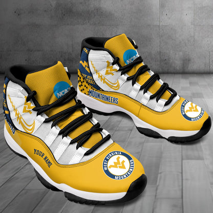 Footwearstorm West Virginia Mountaineers AJ11 Sneakers Shoes For Men And Women 2309299