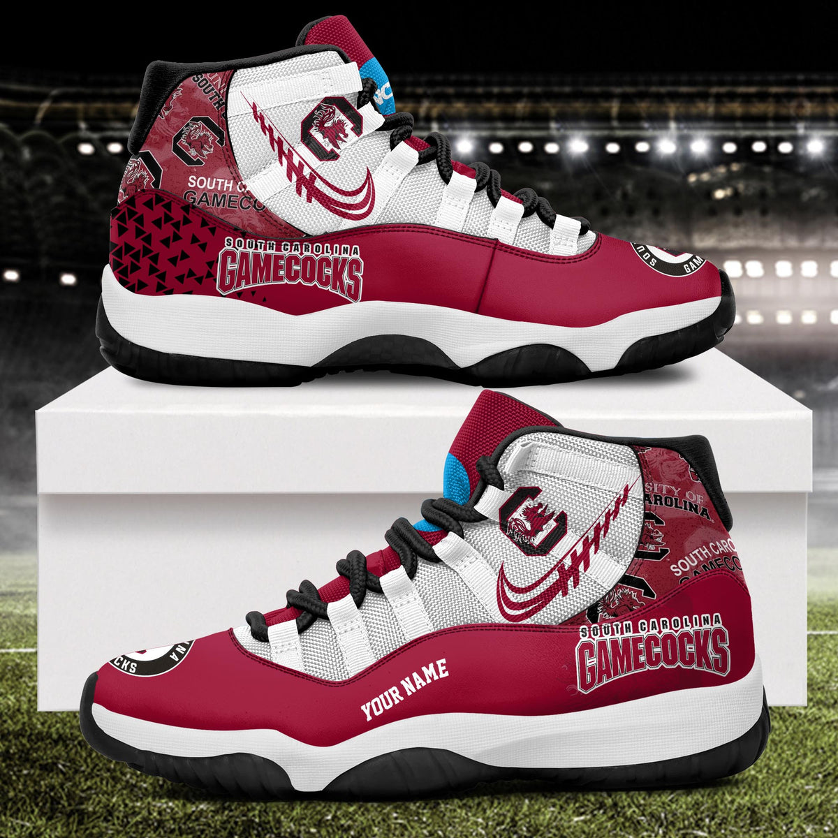 Footwearstorm South Carolina Gamecocks AJ11 Sneakers Shoes For Men And Women 2309282