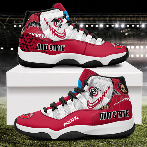 Footwearstorm Ohio State Buckeyes AJ11 Sneakers Shoes For Men And Women 2309284