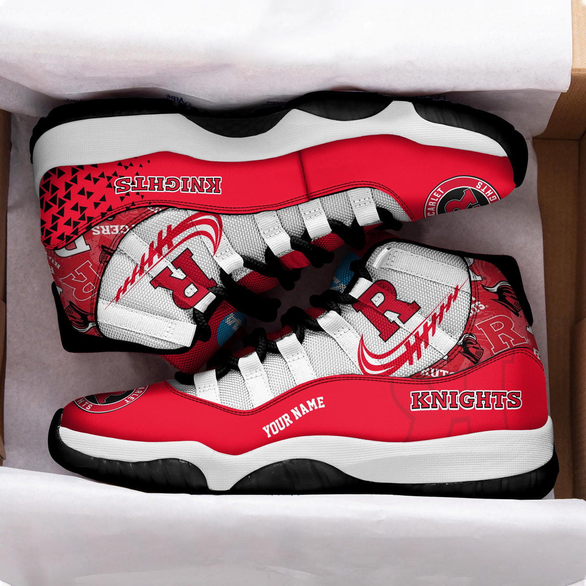 Footwearstorm Rutgers Scarlet Knights AJ11 Sneakers Shoes For Men And Women 2309281