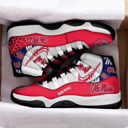 Footwearstorm Ole Miss Rebels AJ11 Sneakers Shoes For Men And Women 2309279