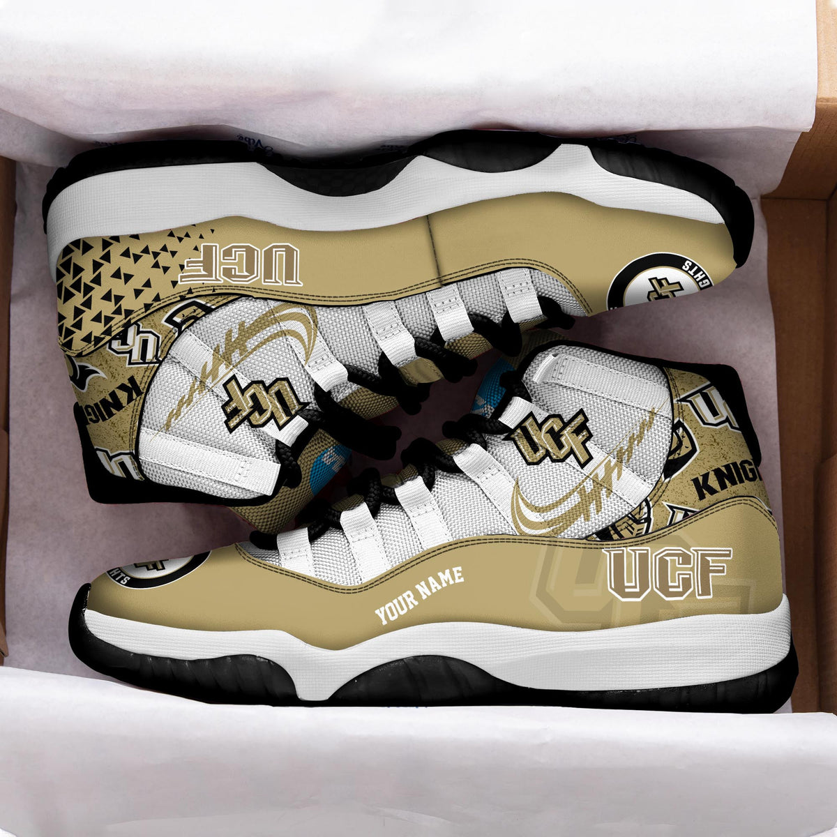 Footwearstorm UCF Knights AJ11 Sneakers Shoes For Men And Women 2309278