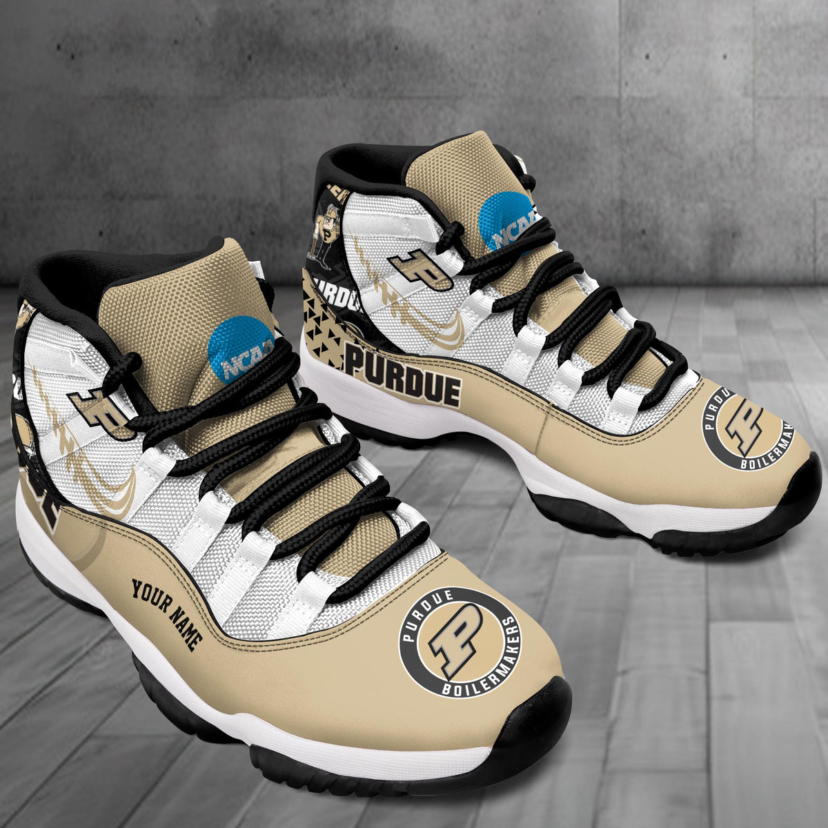 Footwearstorm Purdue Boilermakers AJ11 Sneakers Shoes For Men And Women 2309275