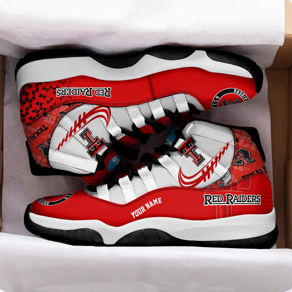 Footwearstorm Texas Tech Red Raiders AJ11 Sneakers Shoes For Men And Women 2309276