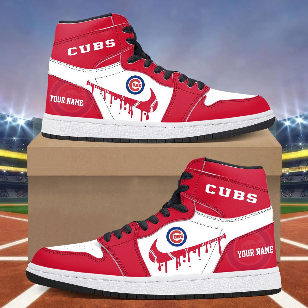 Footwearstorm Chicago Cubs AJ1 High Sneakers Shoes For Men And Women 300934