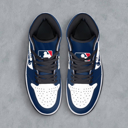 Footwearstorm New York Yankees AJ1 High Sneakers Shoes For Men And Women 300940