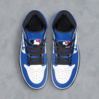 Footwearstorm Toronto Blue Jays AJ1 High Sneakers Shoes For Men And Women 300938