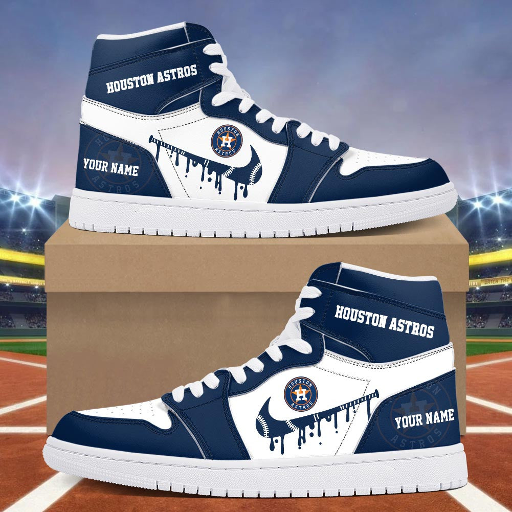 Footwearstorm Houston Astros AJ1 High Sneakers Shoes For Men And Women 300931