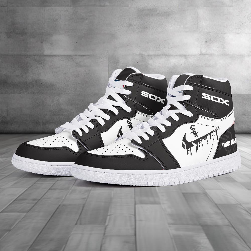 Footwearstorm Chicago White Sox AJ1 High Sneakers Shoes For Men And Women 300958