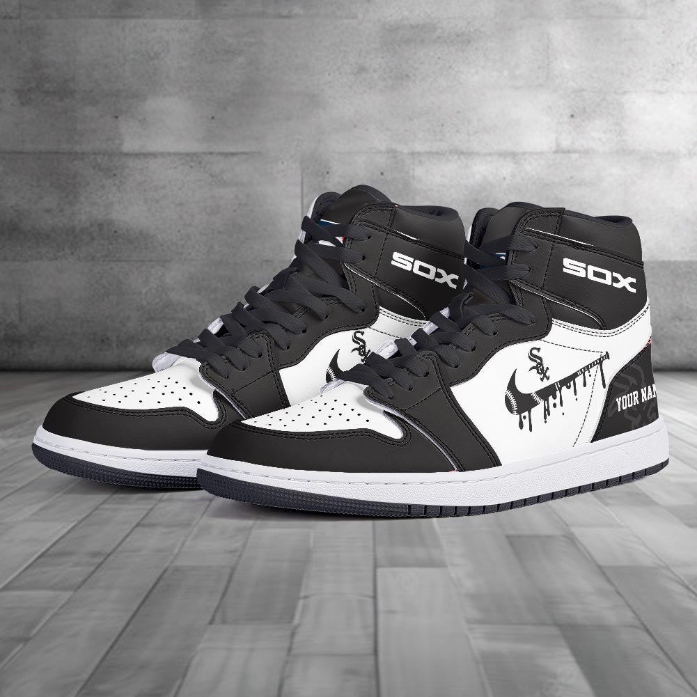 Footwearstorm Chicago White Sox AJ1 High Sneakers Shoes For Men And Women 300958