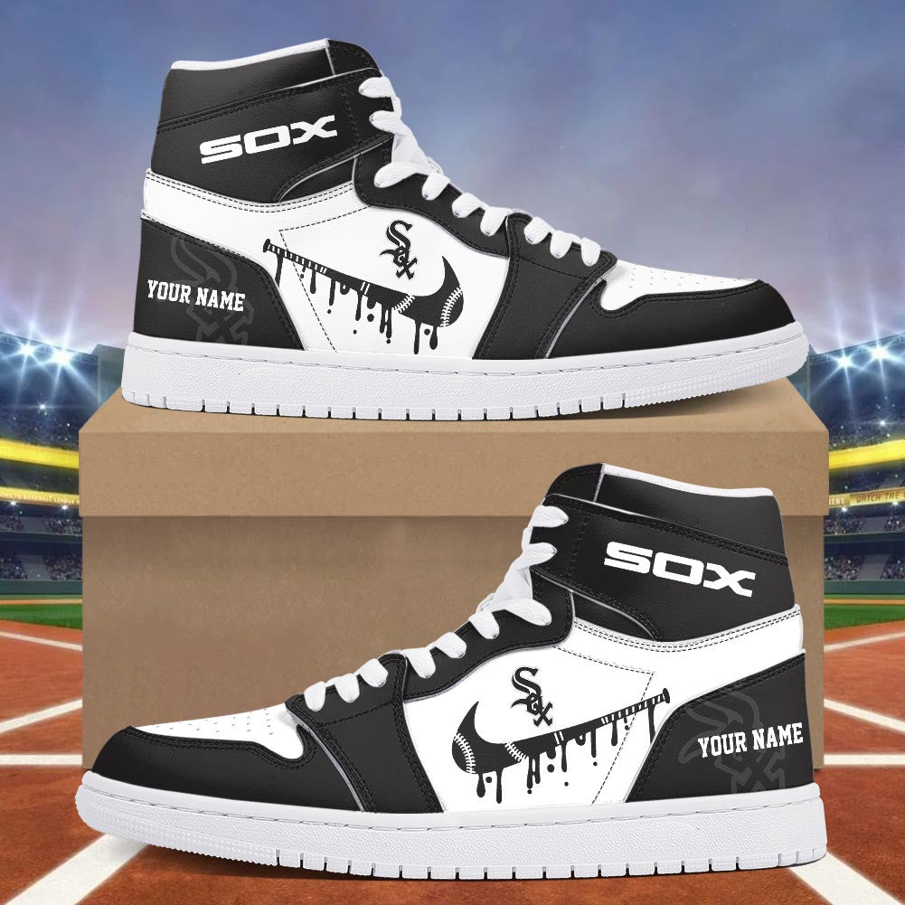 Footwearstorm Chicago White Sox AJ1 High Sneakers Shoes For Men And Women 300958