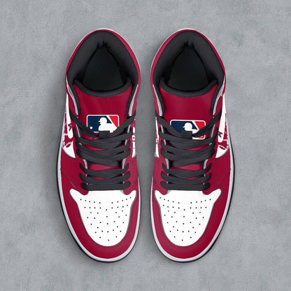 Footwearstorm Los Angeles Angels AJ1 High Sneakers Shoes For Men And Women 300960