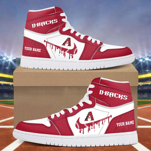 Footwearstorm Arizona Diamondbacks AJ1 High Sneakers Shoes For Men And Women 300961