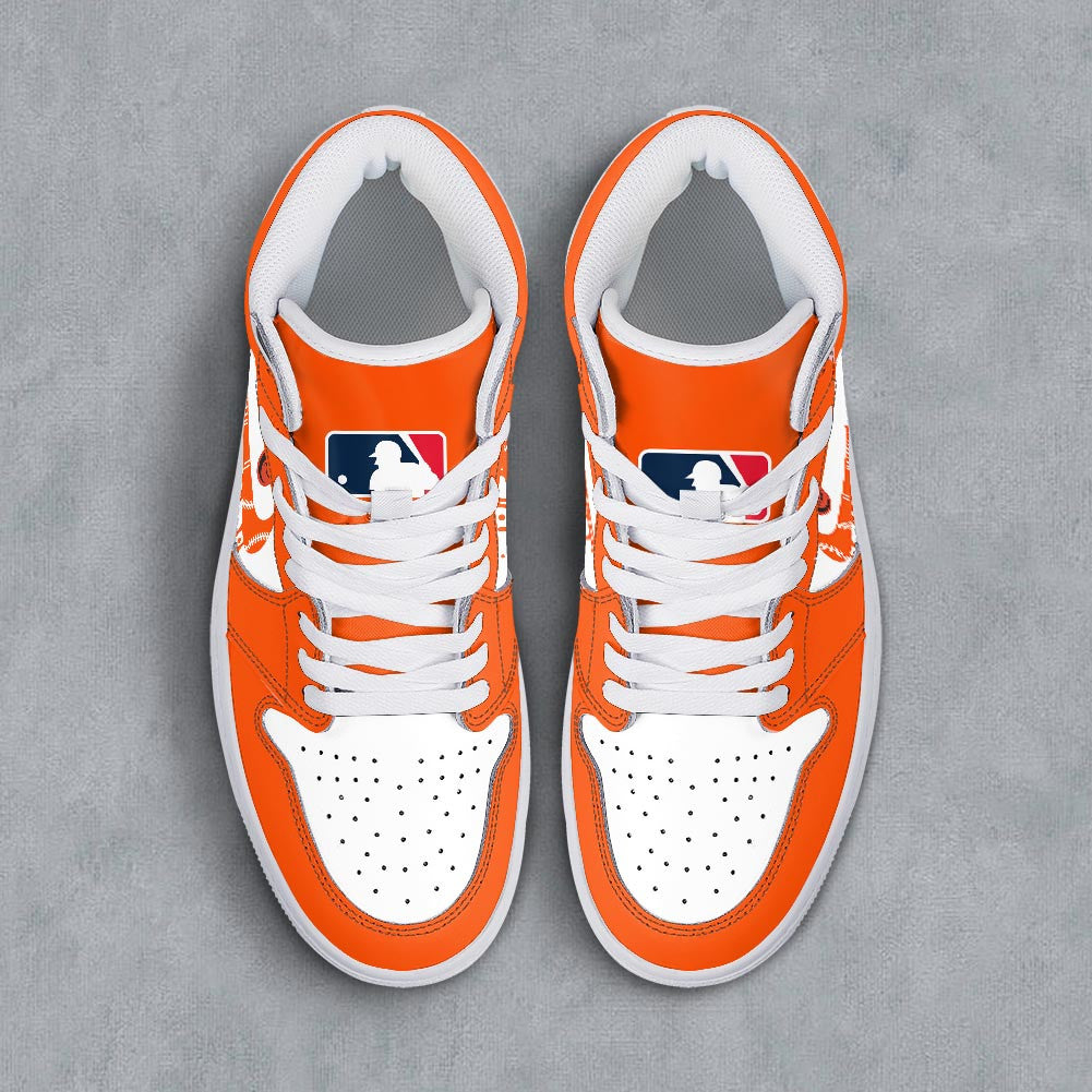 Footwearstorm Baltimore Orioles AJ1 High Sneakers Shoes For Men And Women 300959