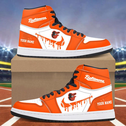 Footwearstorm Baltimore Orioles AJ1 High Sneakers Shoes For Men And Women 300959