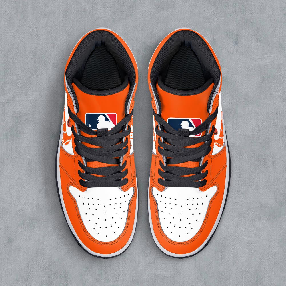 Footwearstorm Baltimore Orioles AJ1 High Sneakers Shoes For Men And Women 300959