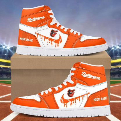 Footwearstorm Baltimore Orioles AJ1 High Sneakers Shoes For Men And Women 300959