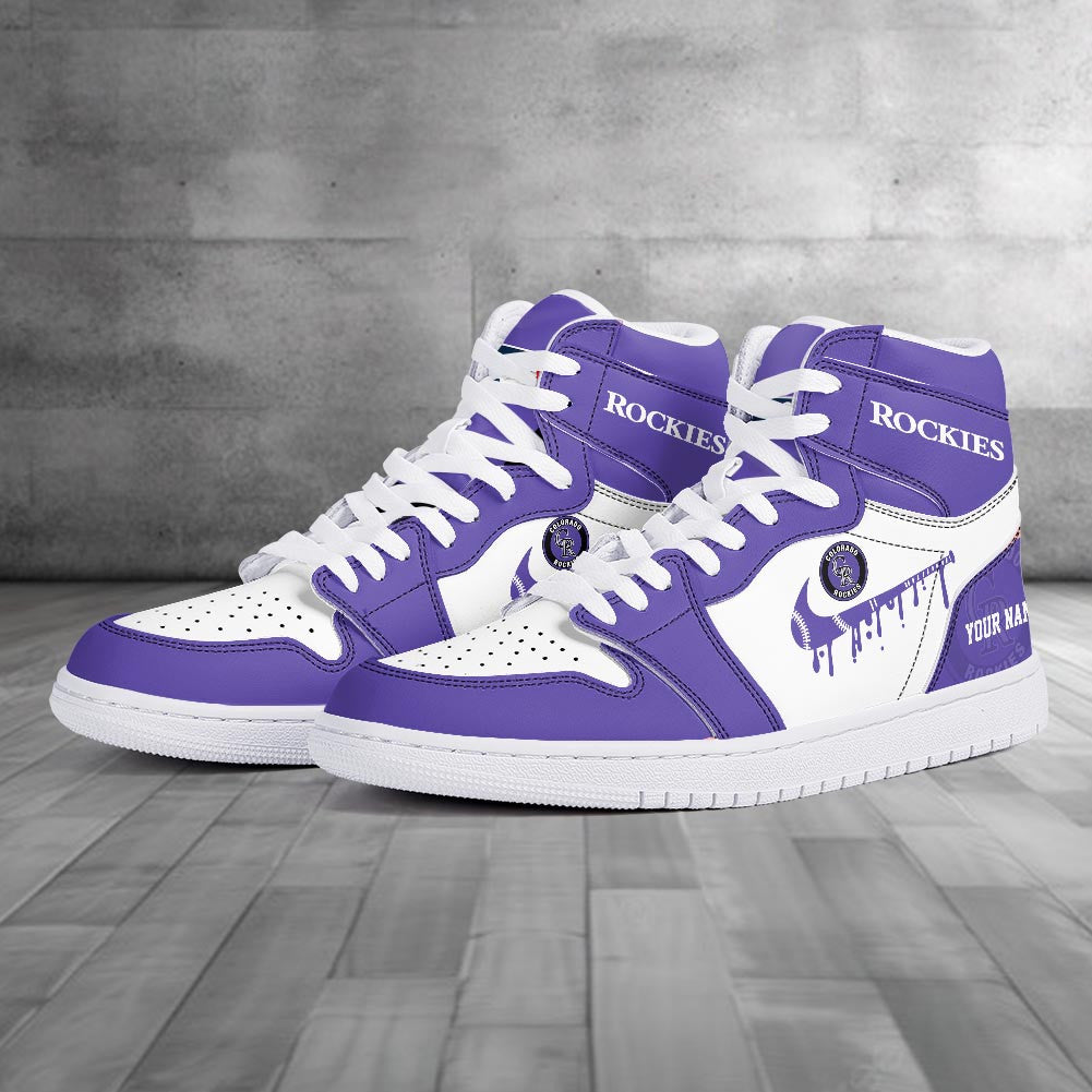 Footwearstorm Colorado Rockies AJ1 High Sneakers Shoes For Men And Women 300955