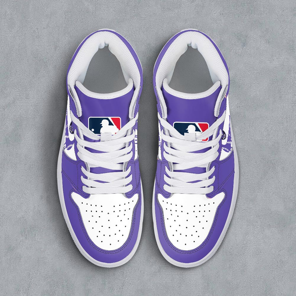 Footwearstorm Colorado Rockies AJ1 High Sneakers Shoes For Men And Women 300955