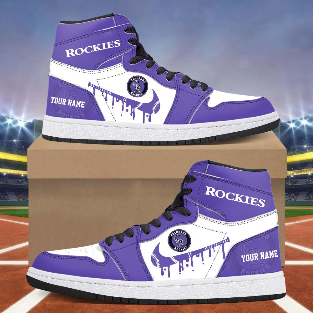 Footwearstorm Colorado Rockies AJ1 High Sneakers Shoes For Men And Women 300955