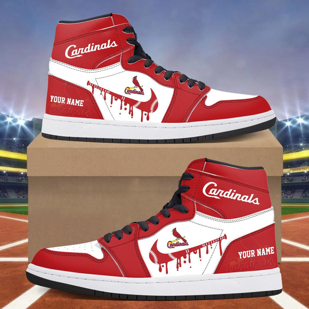 Footwearstorm St. Louis Cardinals AJ1 High Sneakers Shoes For Men And Women 300951