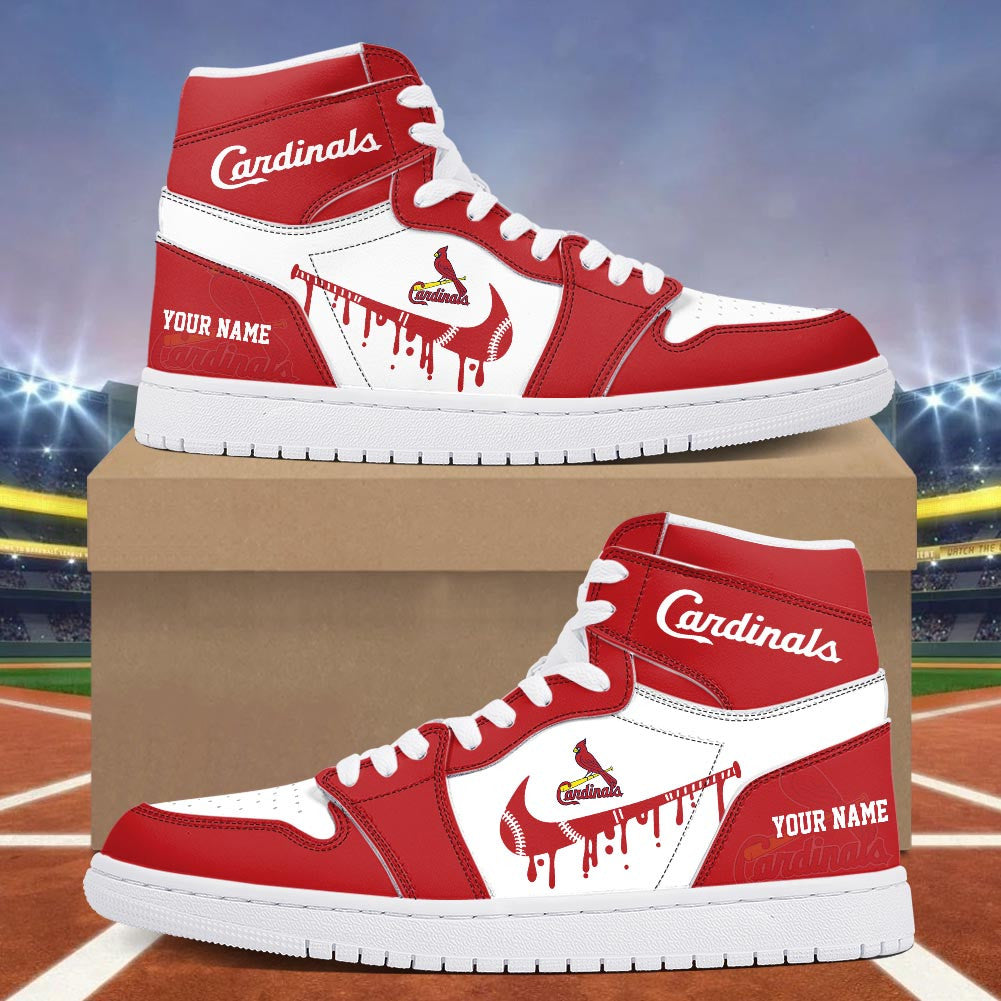 Footwearstorm St. Louis Cardinals AJ1 High Sneakers Shoes For Men And Women 300951