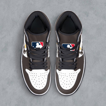 Footwearstorm San Diego Padres AJ1 High Sneakers Shoes For Men And Women 300948