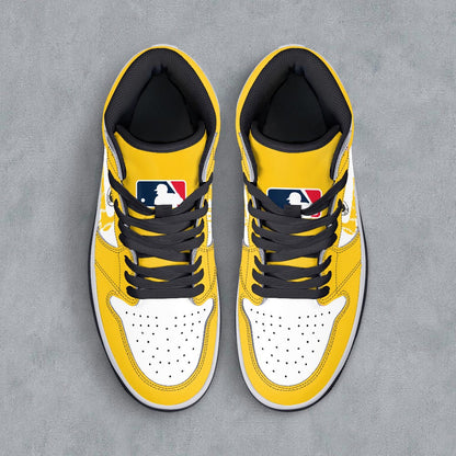 Footwearstorm Pittsburgh Pirates AJ1 High Sneakers Shoes For Men And Women 300941