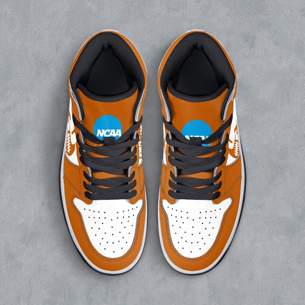 Footwearstorm Texas Longhorns AJ1 High Sneakers Shoes For Men And Women 3009297