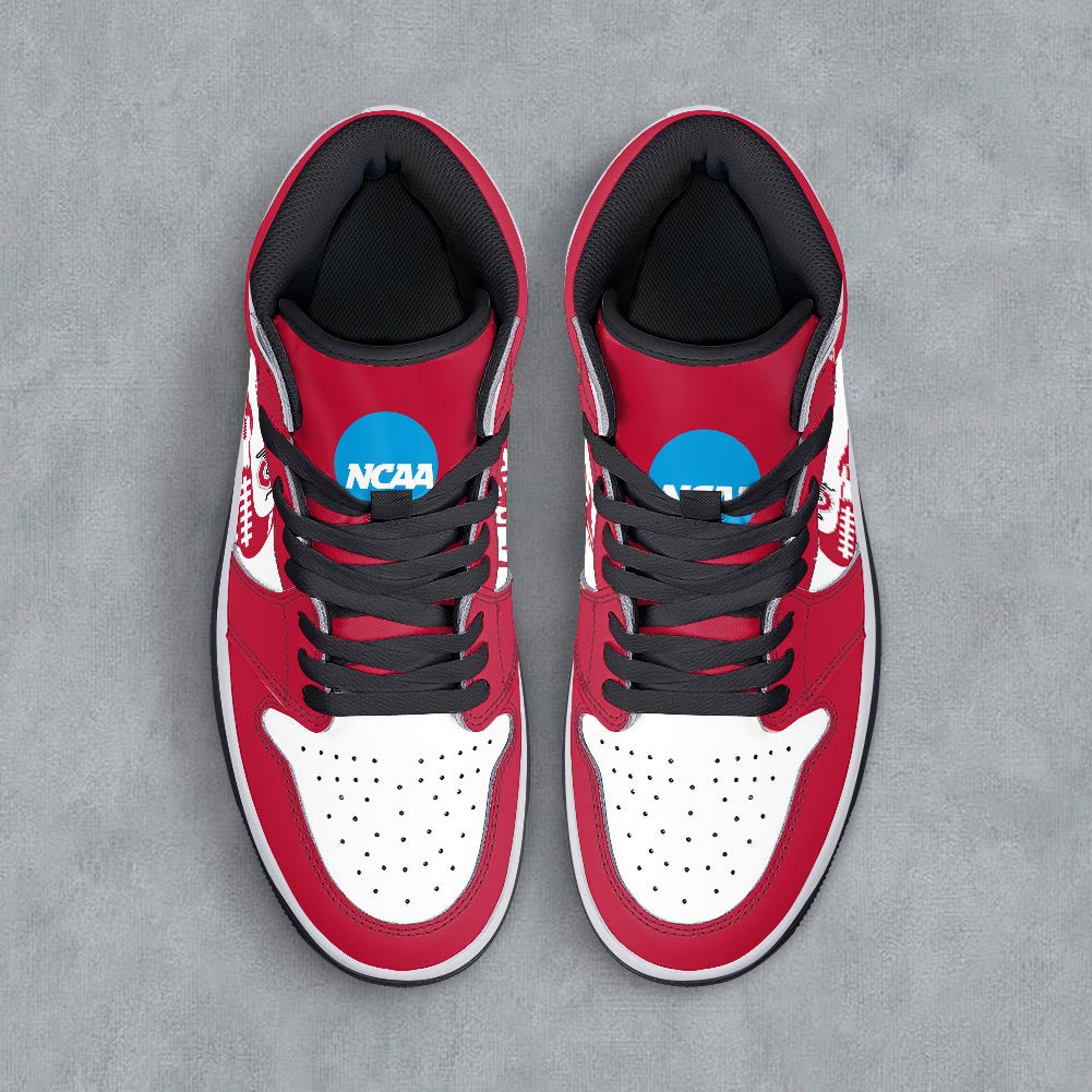 Footwearstorm Ohio State Buckeyes AJ1 High Sneakers Shoes For Men And Women 3009290
