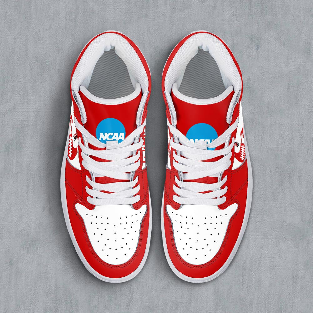 Footwearstorm Texas Tech Red Raiders AJ1 High Sneakers Shoes For Men And Women 3009285