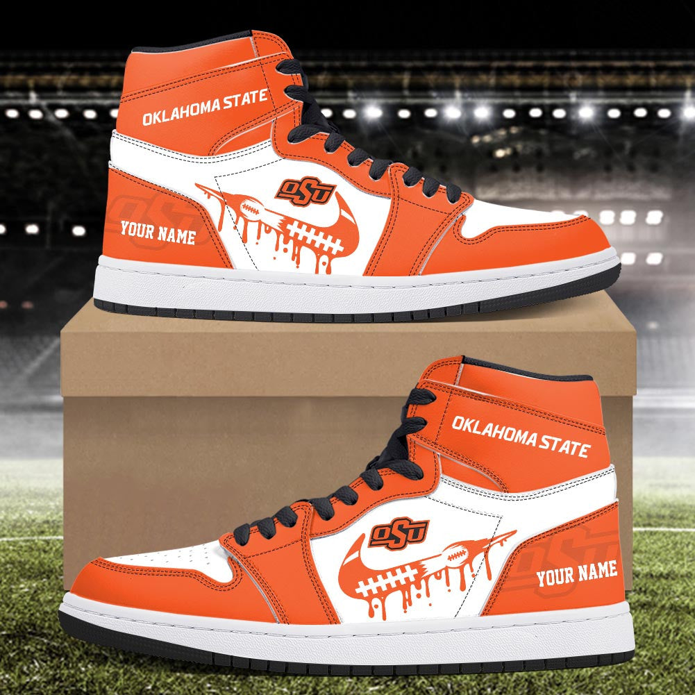 Footwearstorm Oklahoma State Cowboys AJ1 High Sneakers Shoes For Men And Women 3009283