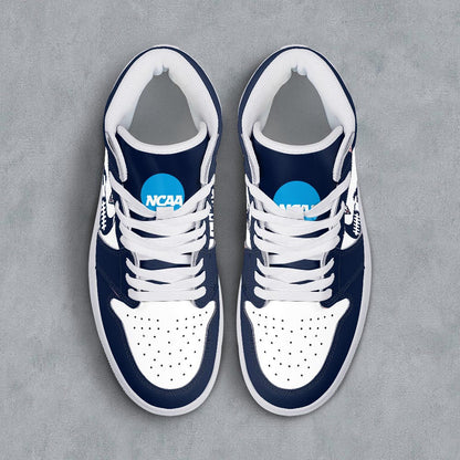 Footwearstorm Uconn Huskies AJ1 High Sneakers Shoes For Men And Women 3009274