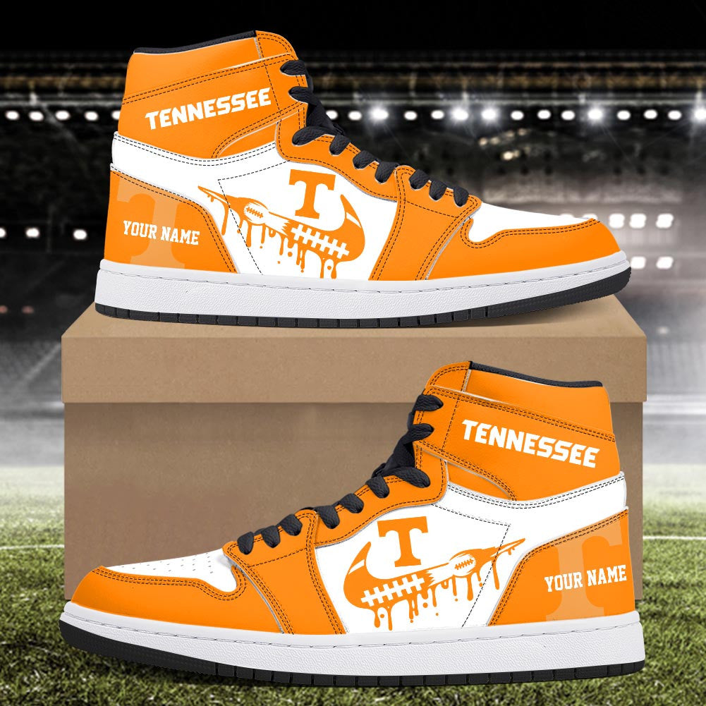 Footwearstorm Tennessee Volunteers AJ1 High Sneakers Shoes For Men And Women 3009275