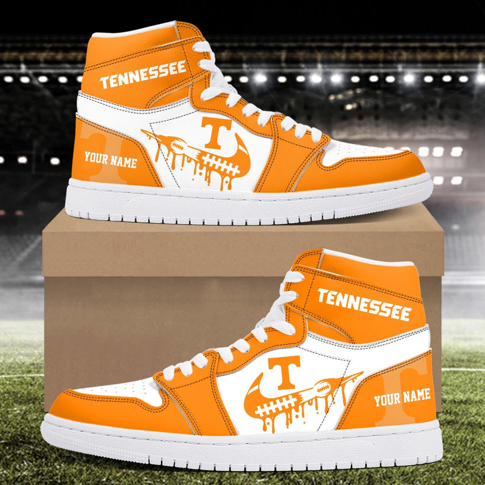 Footwearstorm Tennessee Volunteers AJ1 High Sneakers Shoes For Men And Women 3009275