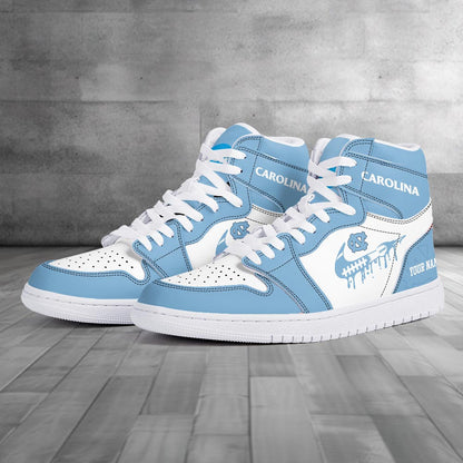 Footwearstorm North Carolina Tar Heels AJ1 High Sneakers Shoes For Men And Women 3009270